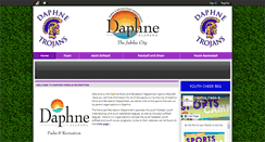 Desktop Screenshot of daphnesports.com